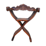 "Dagobert" folding chair with lion heads
