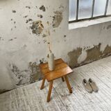 Handcrafted oak stool