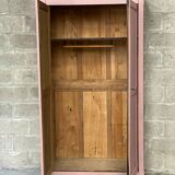 Old pink Parisian wardrobe
