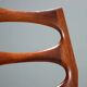 Chaises vintage en hêtre et tissu, design, Italie, années 1950, restaurées