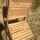 Paire de chaise pliante de jardin