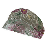 Vintage bohemian crystal mail holder Czechoslovakia