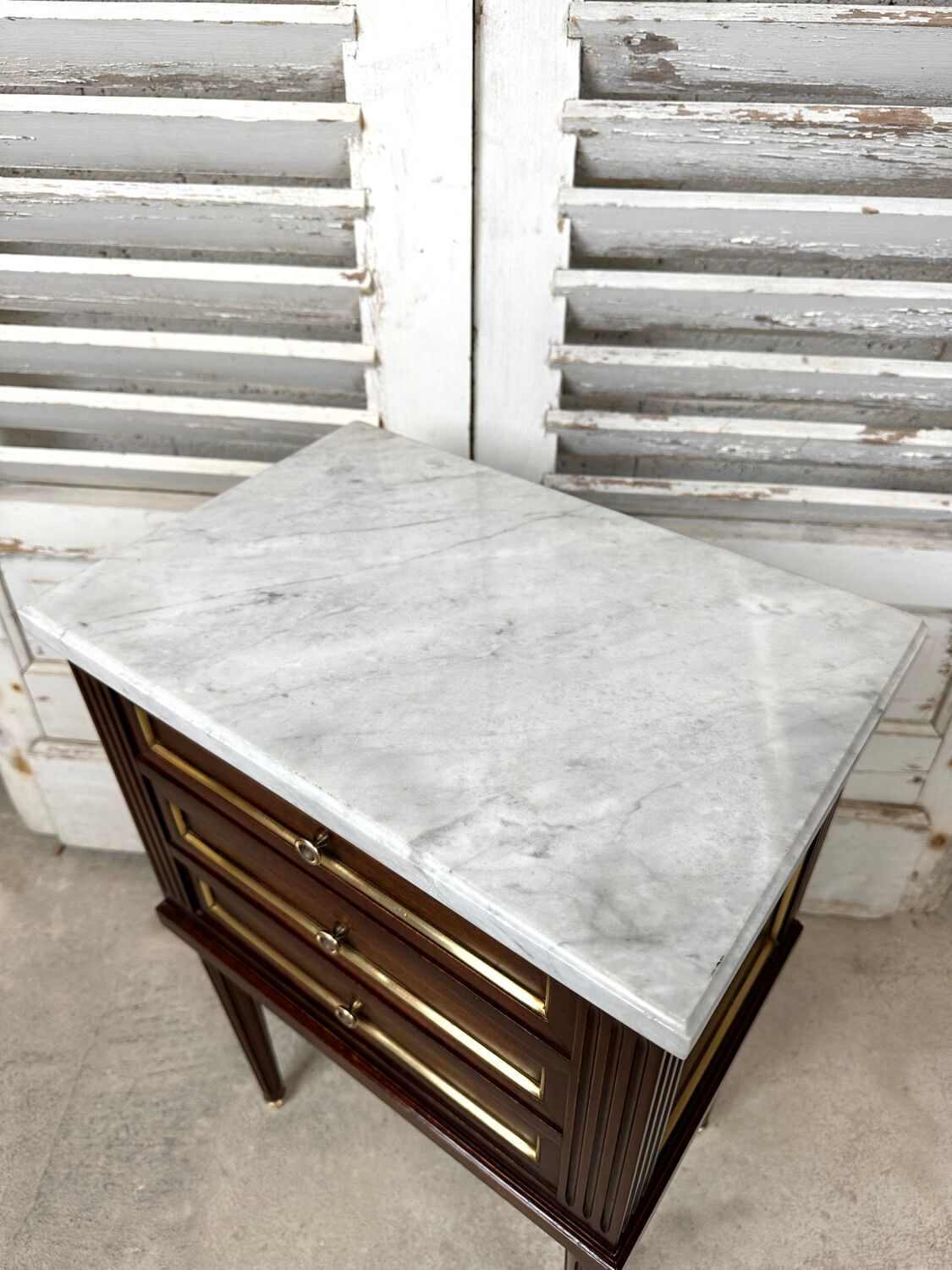 Louis XVI style bedside table 1960s