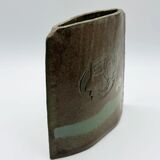 "Totem" vase signed by Anthony Pitot – unique piece, 1980s