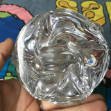 Empty pocket ashtray cut flower shape stamp
