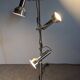 Three-spot floor lamp in chrome metal by Philips, Netherlands circa 1970.