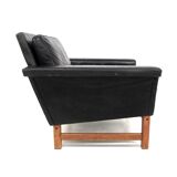 Scandinavian leather armchair, Sweden, 1960