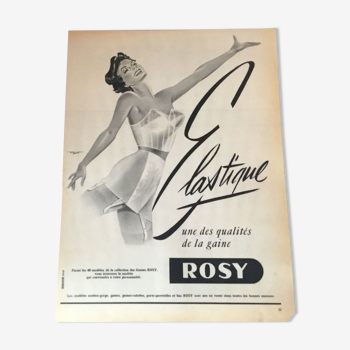 Vintage advertising to frame rosy