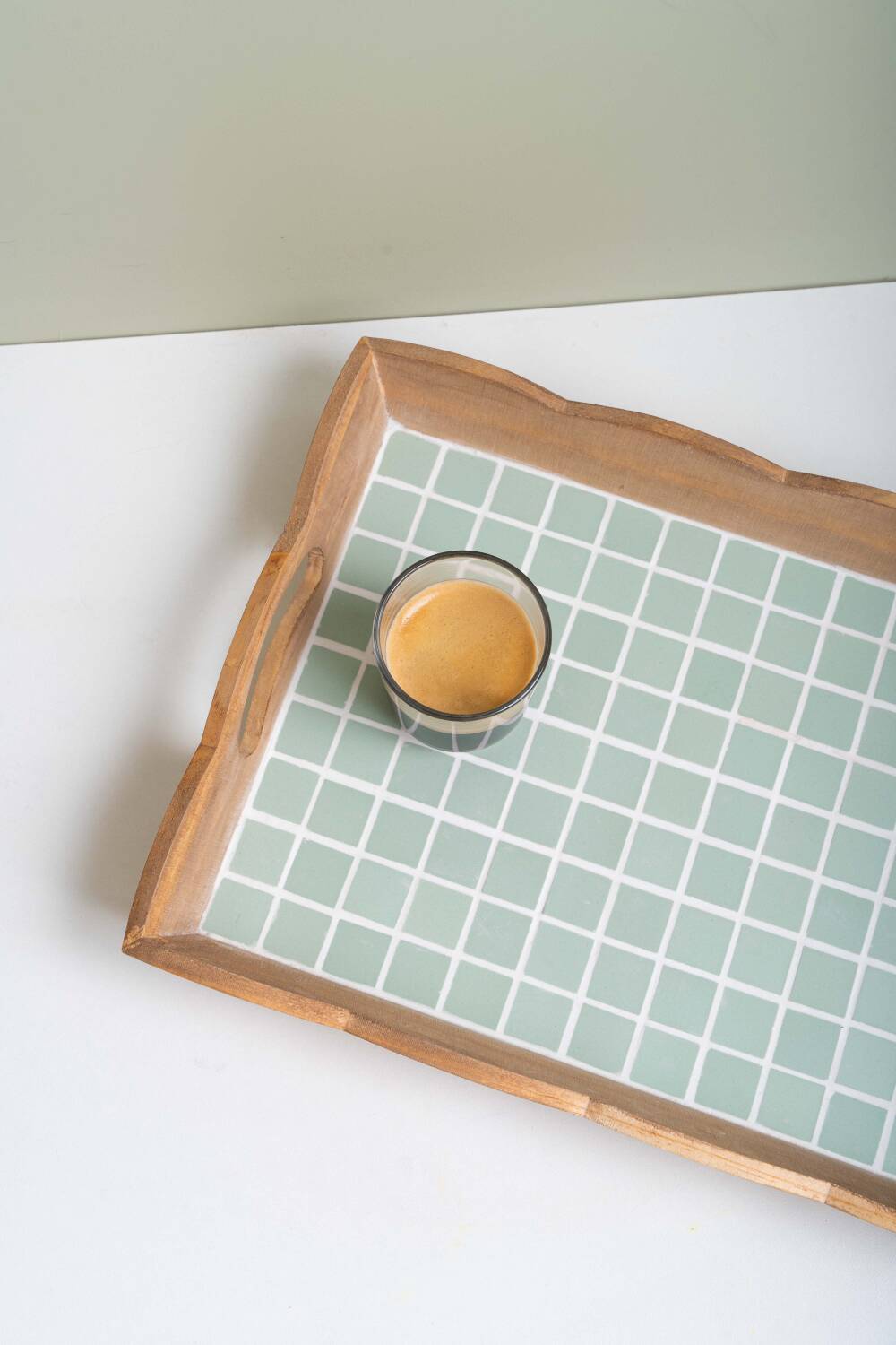 Handcrafted wooden tray