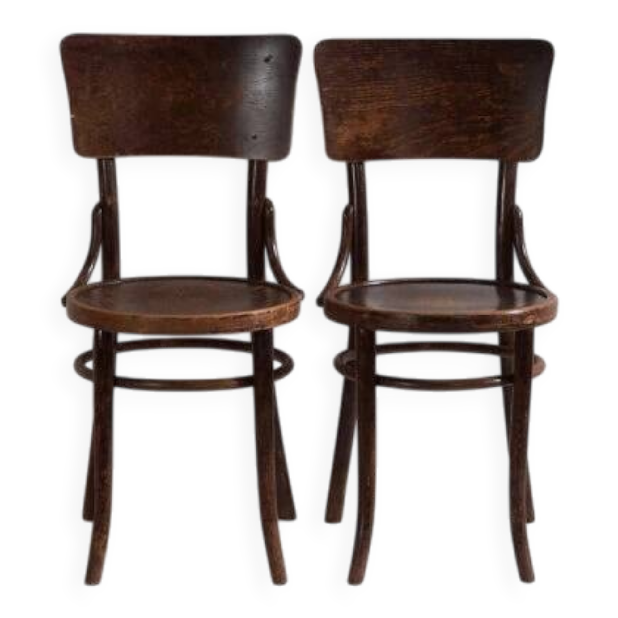 Set of antique chairs (circa 1920). Set of 4 pieces