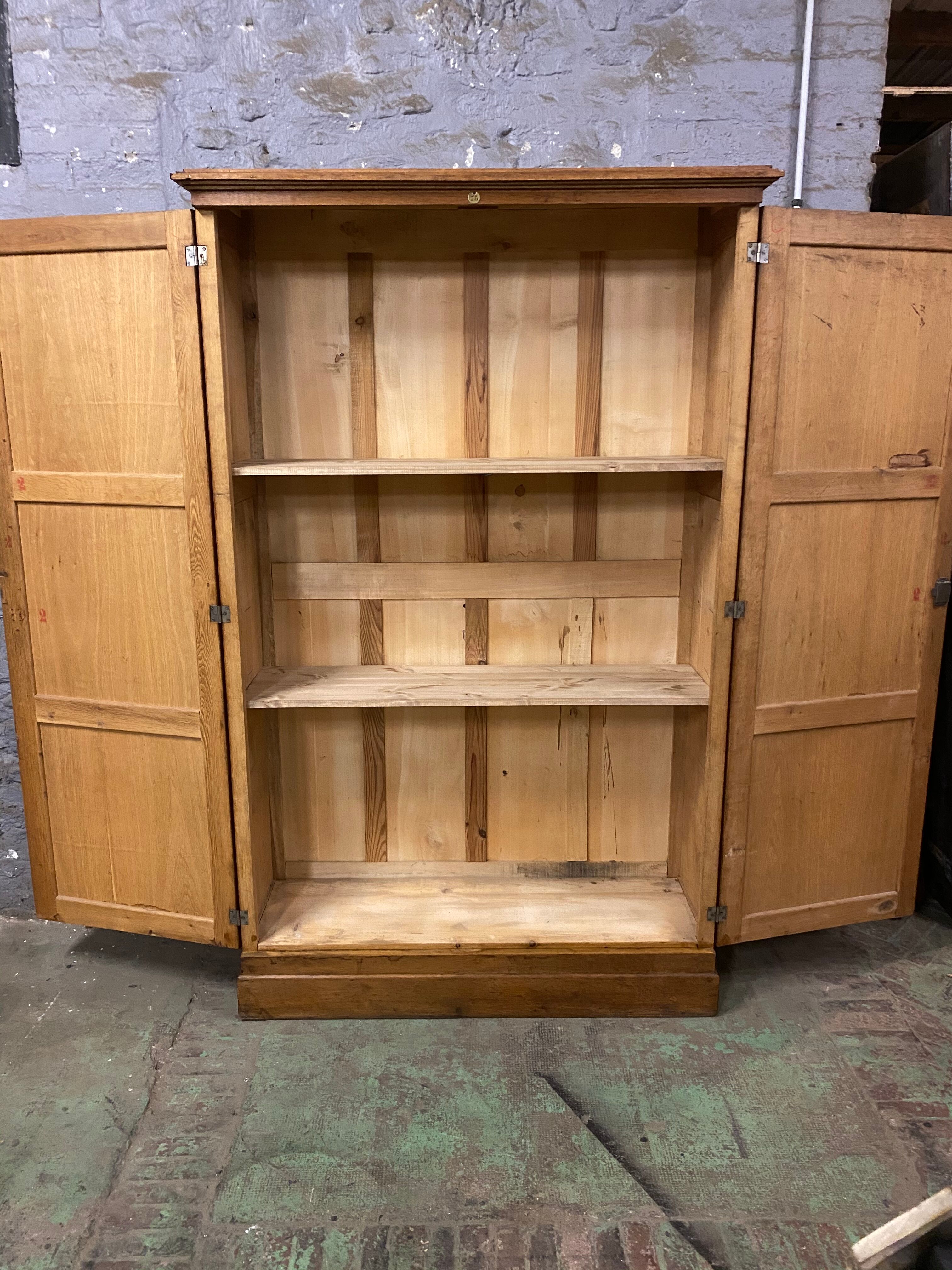 Parisian cabinet vintage solid oak