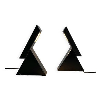 Pair of Delta Lamps by Mario Bertorelle for JM RDM, 1980