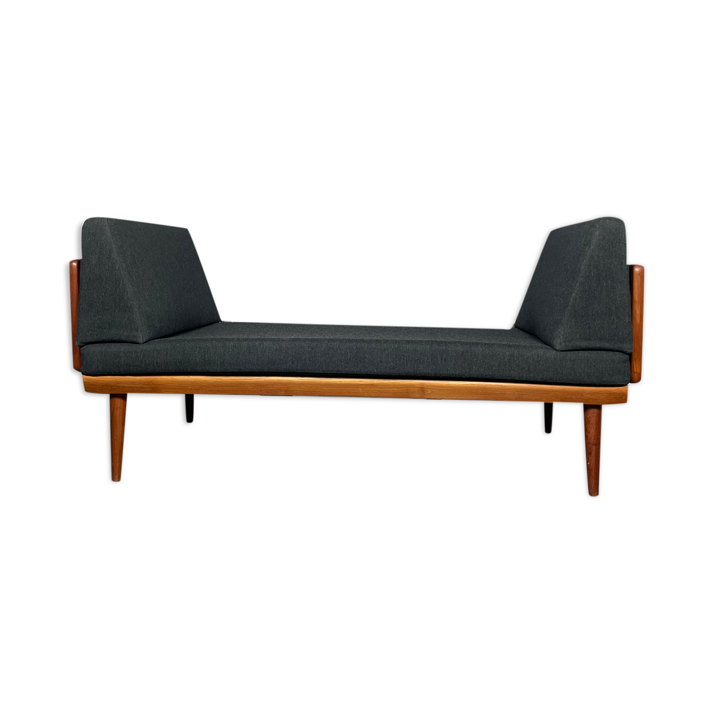 Danish teak daybed by Hvidt & Molgaard
