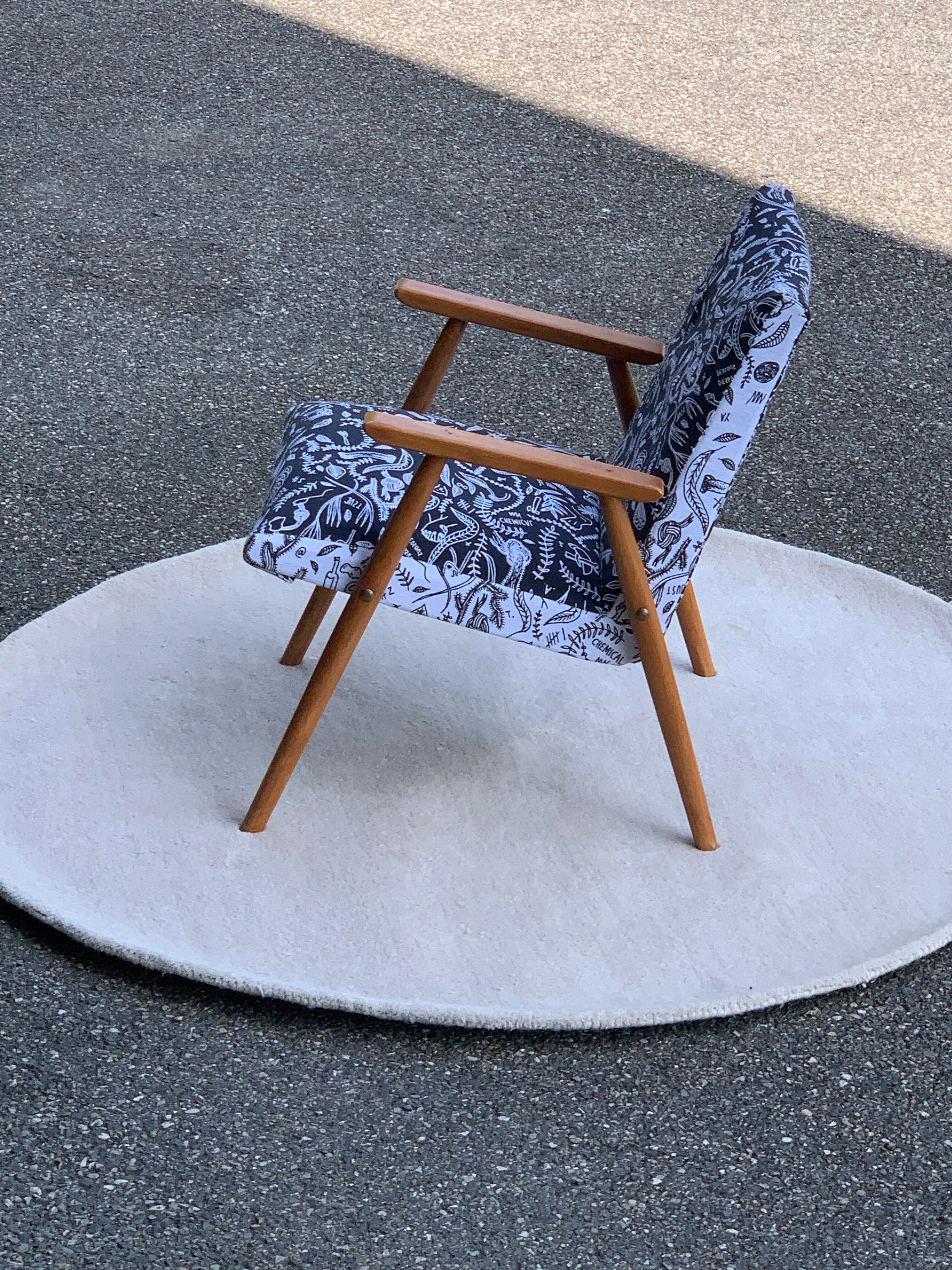 Scandinavian armchair by Tina Schwigebel