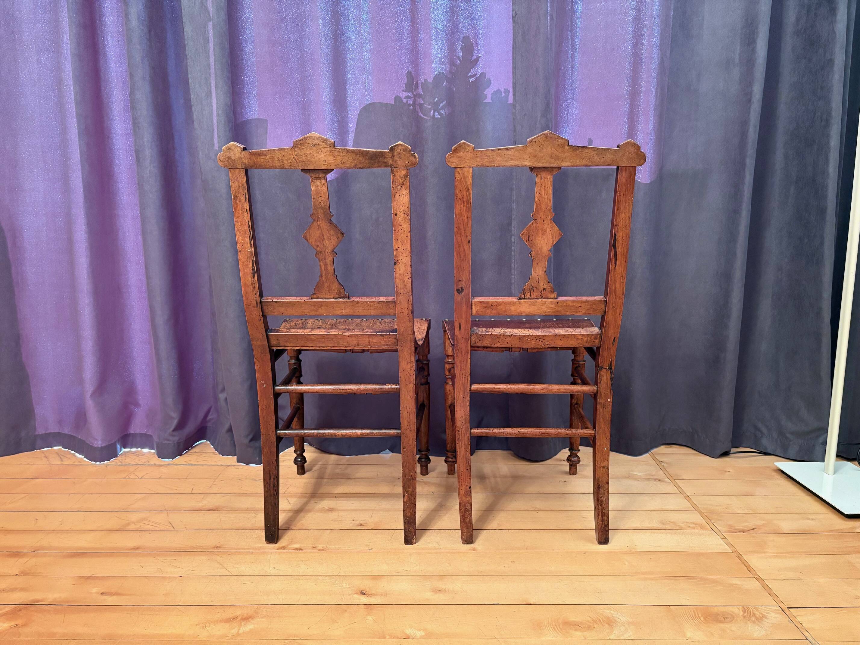 Pair of Secession chairs, 19th/20th century