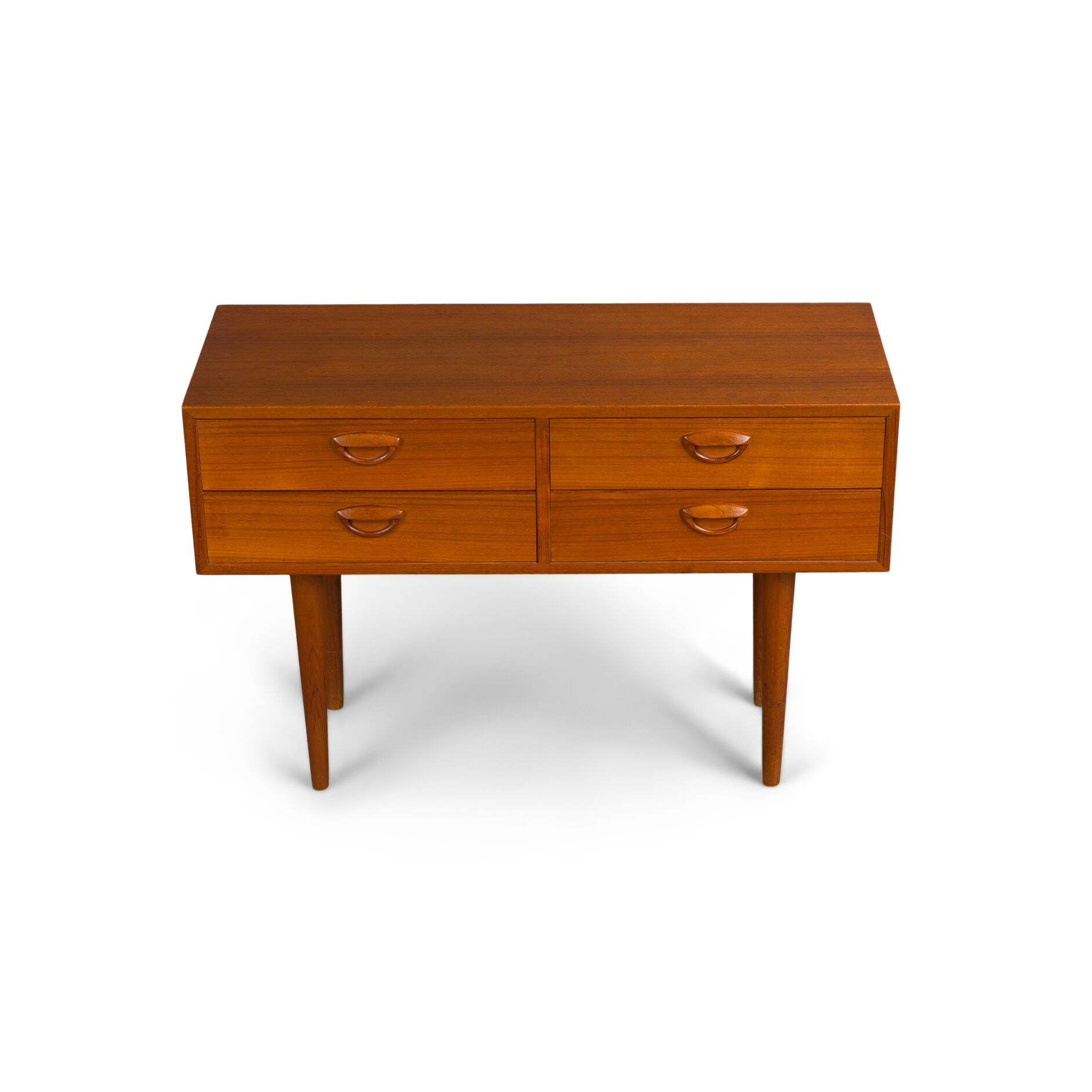 Teak chest of drawers by Kai Kristiansen for FM Mobler, 1961