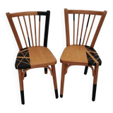 Pair of bistro chairs