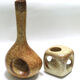 Lot de 2 vases vintage 1960's Bertoncello design Roberto Rigon
