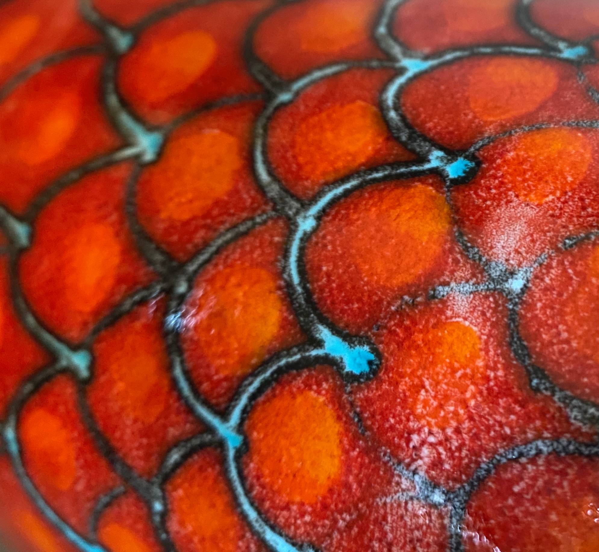 Vase Ceramic design Italy year 60' La Maga signed S. Stefano C