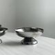6 stainless steel dessert cups.