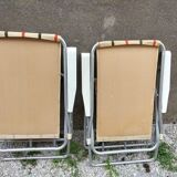 Set of two vintage folding chairs