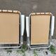 Lot de deux chaises pliantes vintage