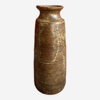 Vase Soliflore en Grès des Années 50