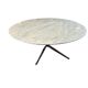 Large oval dining table Florence Knoll marble top L 2