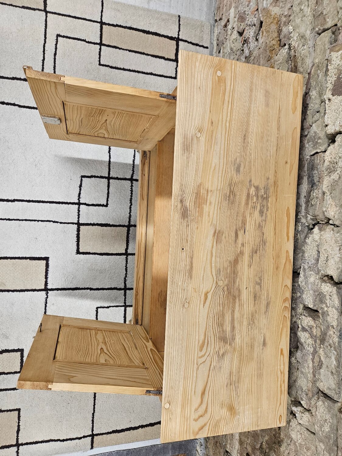 Vintage low sideboard fir 1960