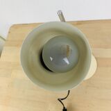 Vintage 60s white spotlight desk lamp