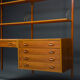 Danish teak ps modular wall units by preben sørensen for randers møbelfabrik, 1960s, set of 11