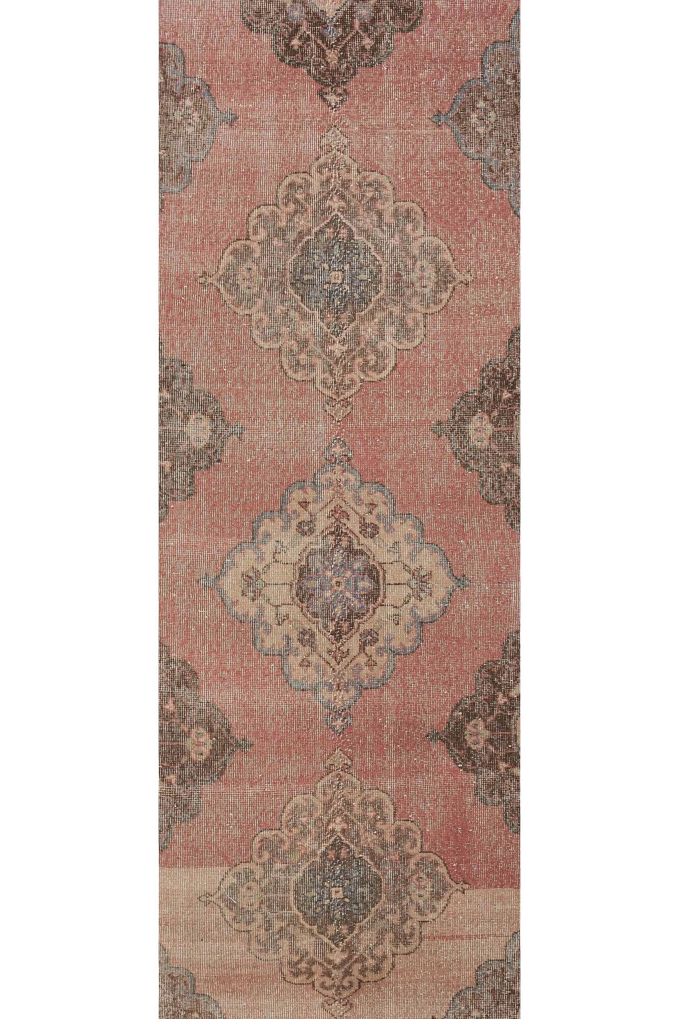 Tapis de couloir turc vintage 85x740 cm