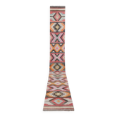 Tapis de couloir turc vintage