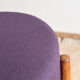 Tabouret Mid-Century en bois avec tissu Kvadrat, design danois