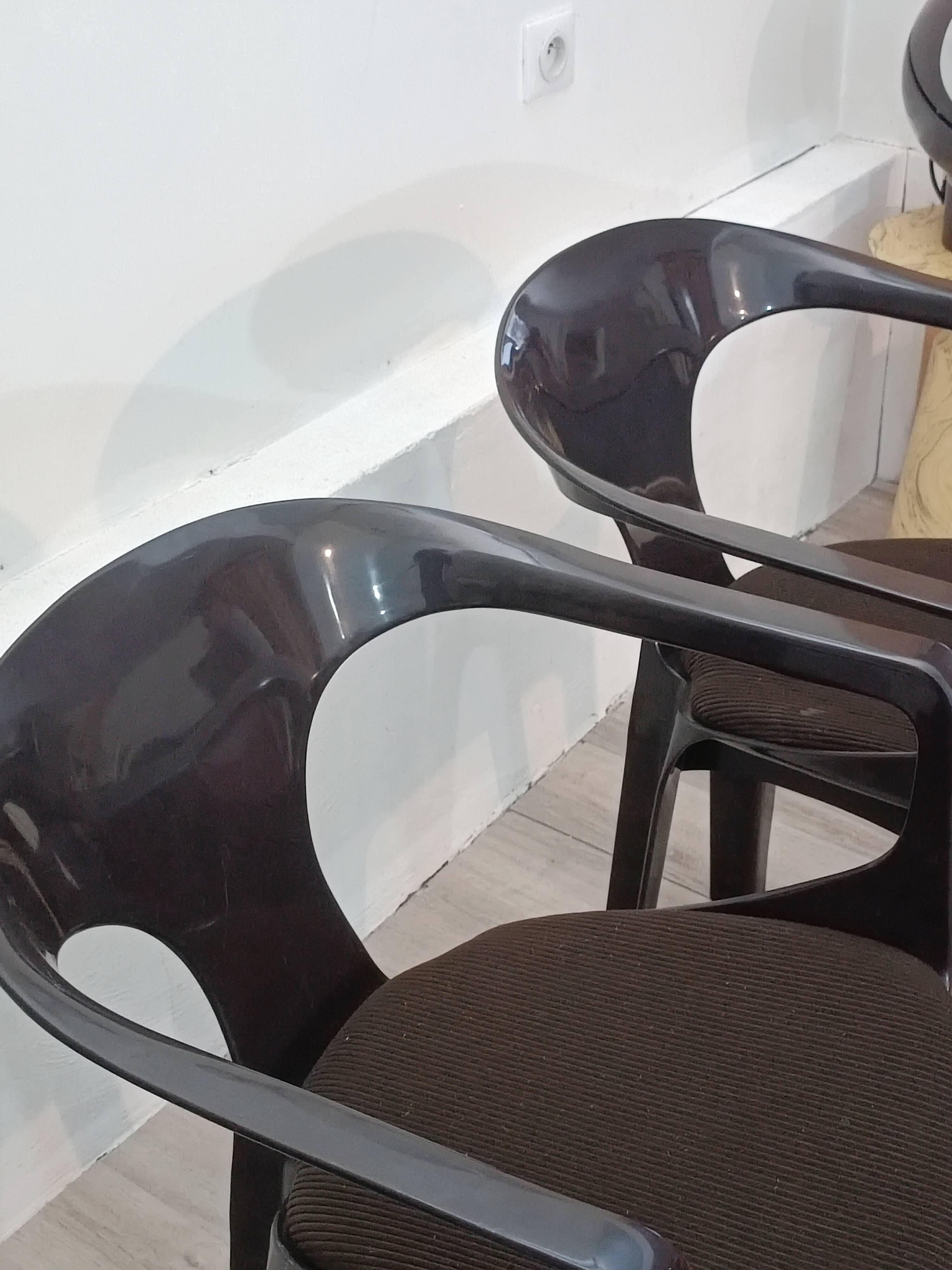 Pair of armchairs by Henry Massonet for Stamp 1974