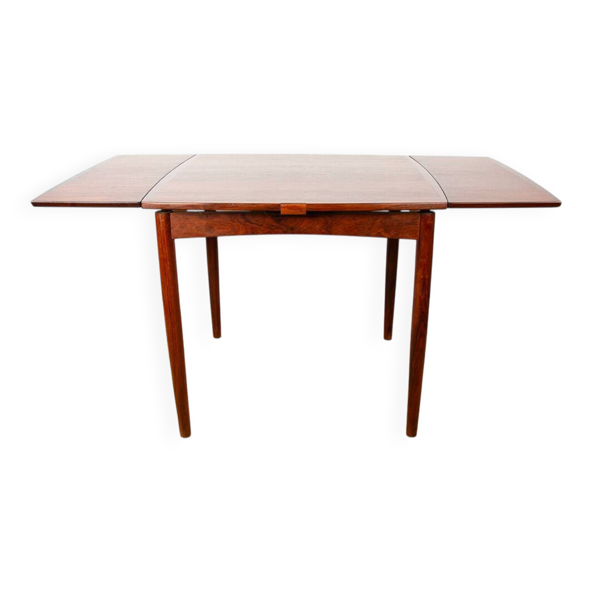 Danish extendable and reversible table, games or meals, rosewood 1960.