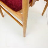 Ensemble de quatre chaises de salle à manger des années 1970, Tchécoslovaquie