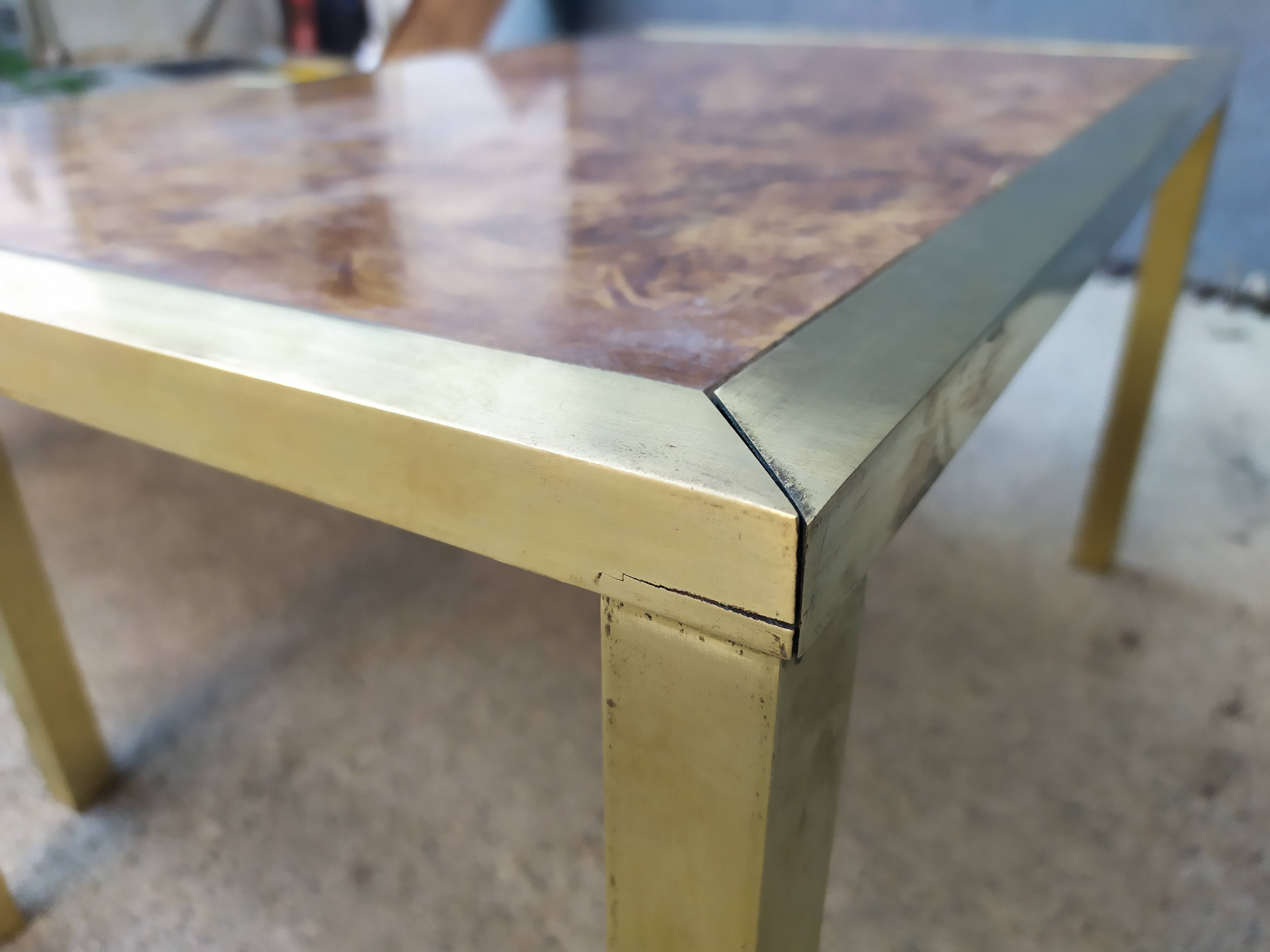 Brass nest of tables 1970