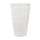 Vase en verre moulé