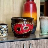 Pot de fleurs vintage ouest-allemand 887-22