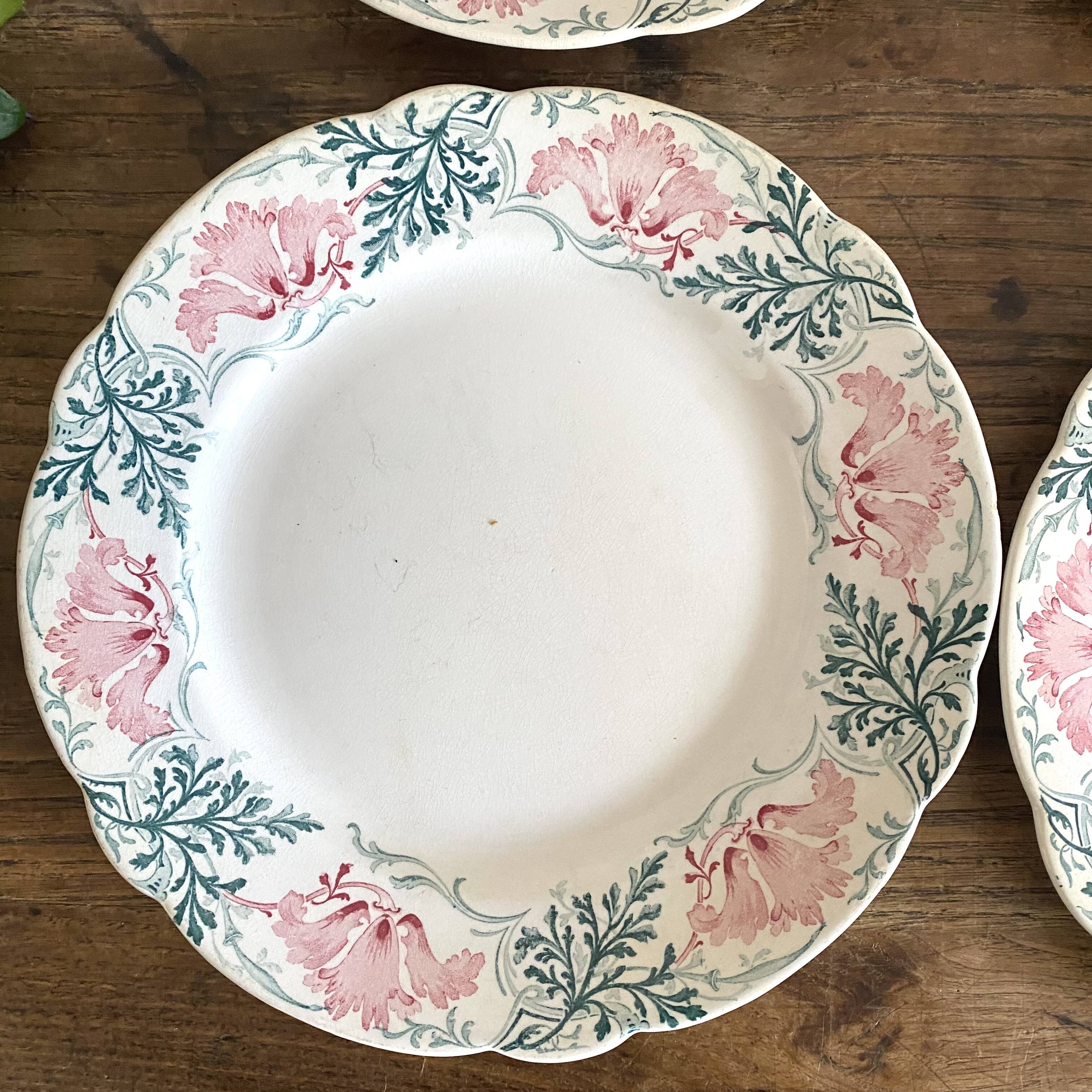 K&G Luneville ironstone flat plates, Roland model