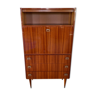 Vintage secretary with light