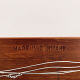 Mirror teak shelf by Pedersen & Hansen 44x117cm