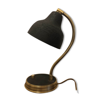 Brass bedside lamp from the 1950s