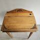 Ensemble pupitre d'écolier et sa chaise vintage