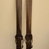 Old pair of wooden skis