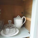 Bookcase, vintage dresser re-enchanted in verdigris waxed finish.