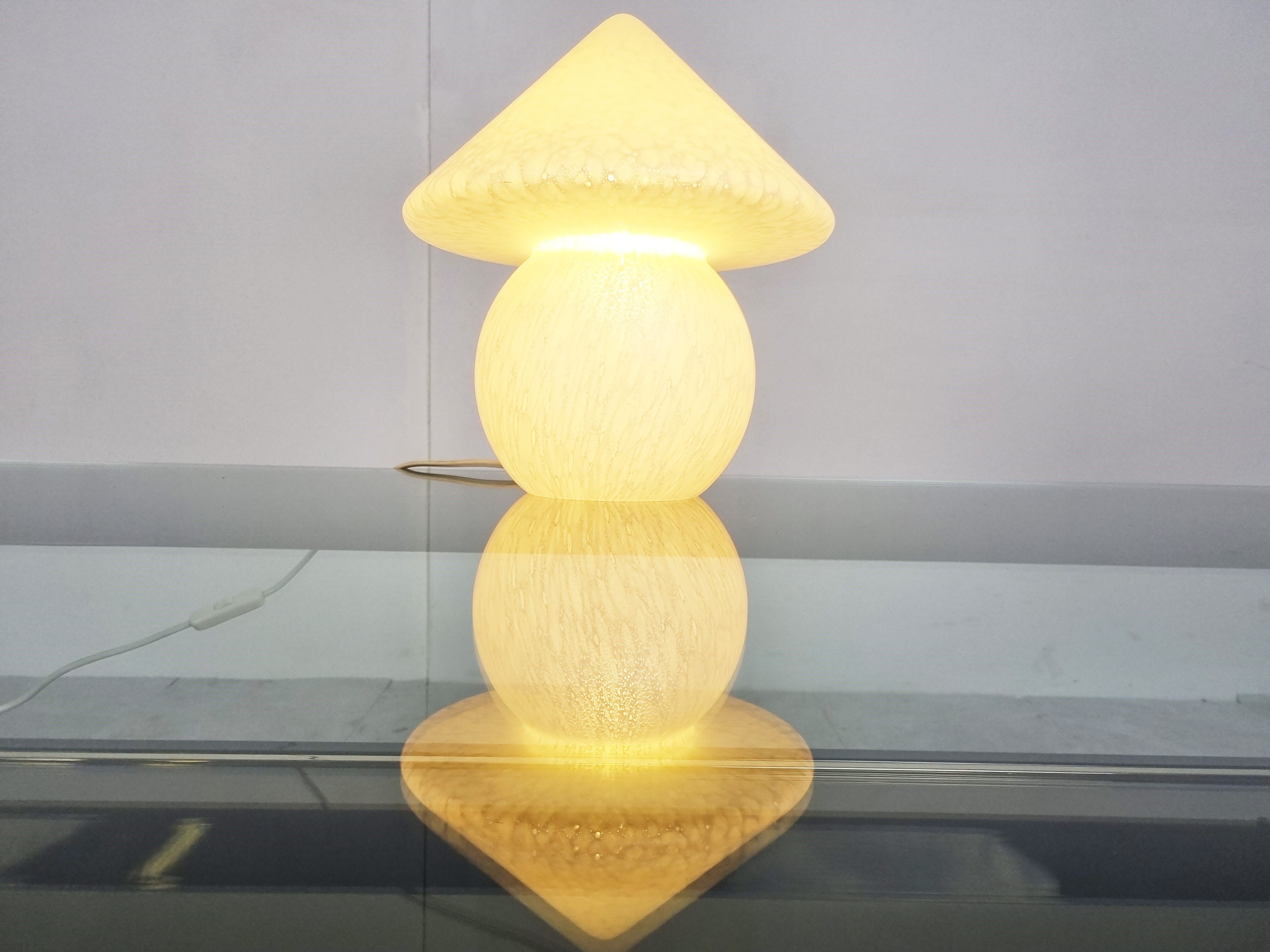 Vintage mushroom table lamp, 1970s