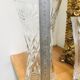 Vase en cristal taillé