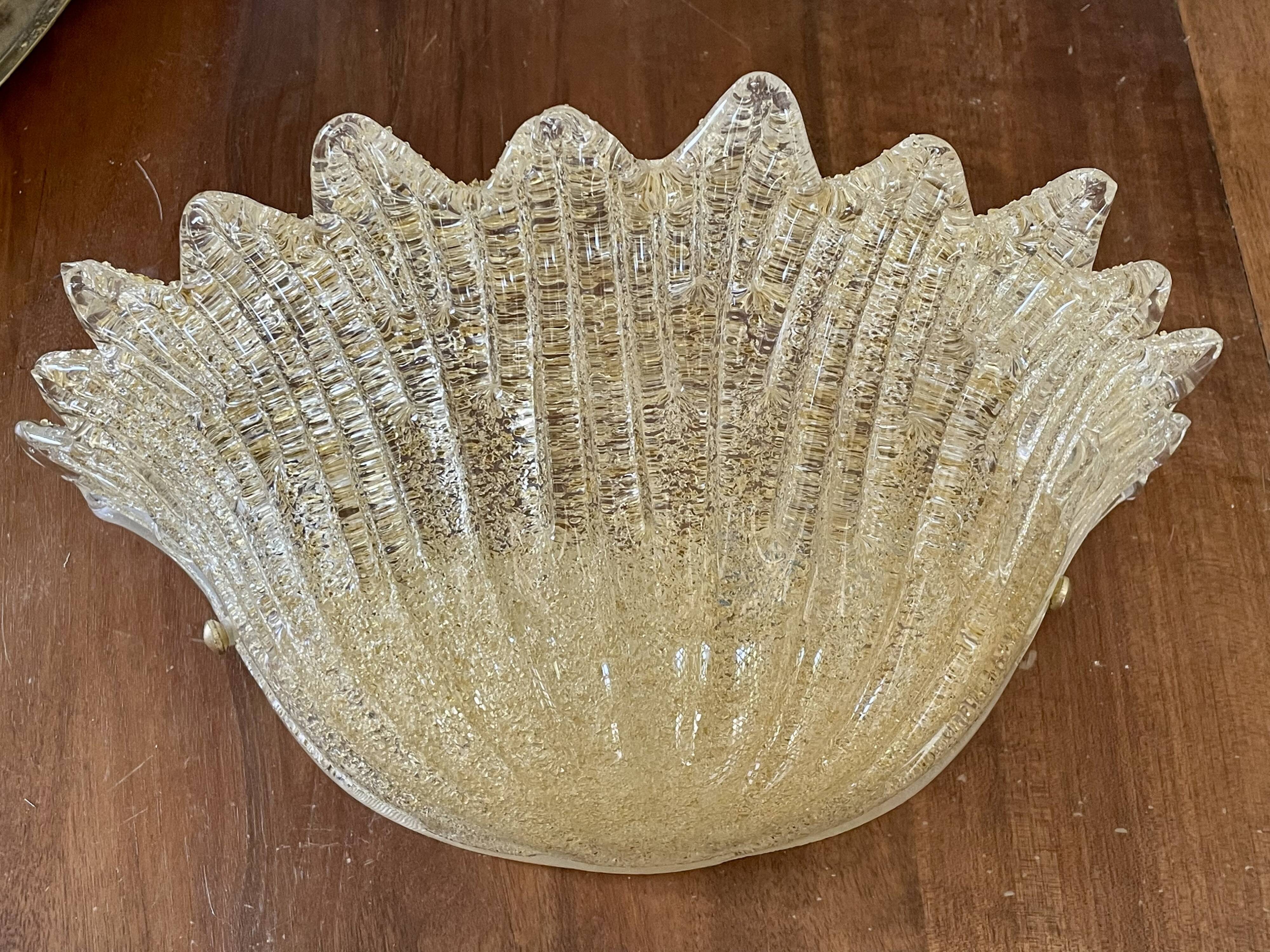 Murano glass wall lamps
